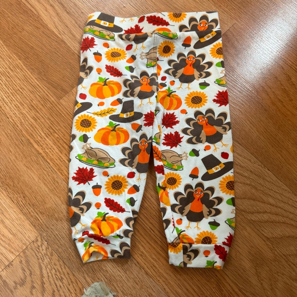 🔴 Unique Baby 6 Month Thanksgiving Pants